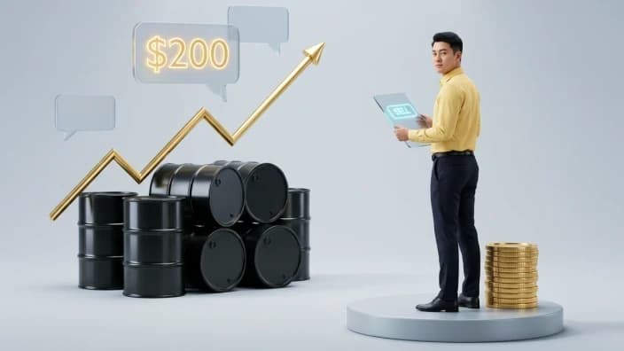 ケーススタディ:誰もが原油200ドルについて語っていた。 クライアントは逆に売却した
