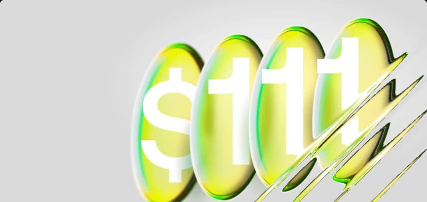 $111のボーナスをはじめました